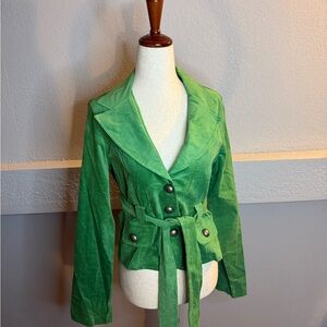 Have Lush Green Teddy Jacket vintage made us.